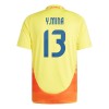 Camiseta de fútbol Colombia Yerry Mina 13 Primera Equipación 2024 - Hombre